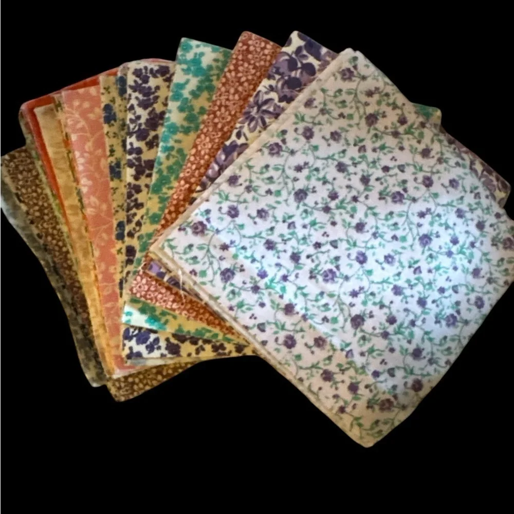 Quilting Misc 5” x 5” floral print Quilting Squares MIN 150 squares